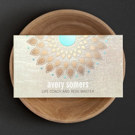 Gold Lotus Yoga und Medical Teacher Health Wellnes Visitenkarte