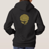 Gold Love Black Hoodie (Rückseite)