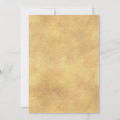 Gold-Luau-Party Einladungen (Rückseite)