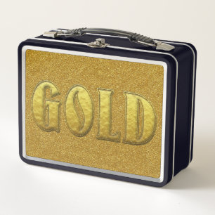 Gold Lunch Box