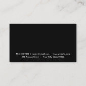 Gold Luster Polygons 2 Visitenkarte (Rückseite)