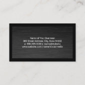 Gold Lux Dinnerware | Kulinarisch Visitenkarte (Rückseite)