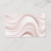 Gold Lux Moderne Linien | Seidengewebe Visitenkarte (Rückseite)