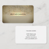 Gold Lux Visitenkarte (Vorne/Hinten)