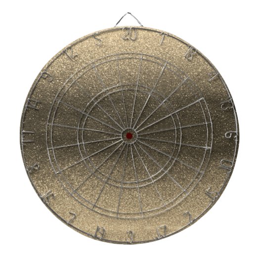 Gold Luxury Black Glitzer Ombre Stilvoller Glamour Dartscheibe (vorne)