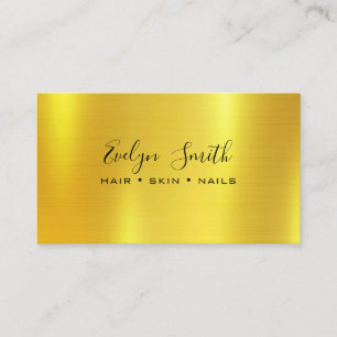 GOLD Luxury Boutique Ivory Business Card Visitenkarte