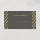 Gold Luxury Business Solutions Visitenkarte (Rückseite)