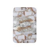 Gold Luxury Elegant Liquid Texture Badematte (Vorderseite Vertikal)