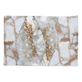 Gold Luxury Elegant Liquid Texture Kissenbezug (Rückseite)