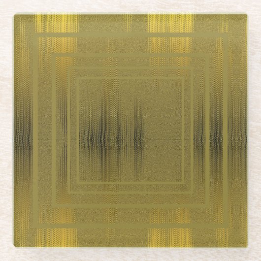 Gold Luxury Glasuntersetzer (Vorderseite)