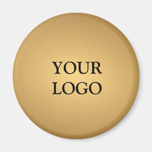 Gold Luxury Gold Design Beruflich Ihr Logo Magnet (Vorne)