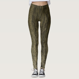 Gold Luxury Grain Leggings