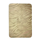 Gold Luxury Luxury Zebra Jungle Safari Glam Badematte (Vorderseite Vertikal)