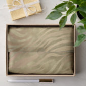 Gold Luxury Luxury Zebra Jungle Safari Glam Seidenpapier (Geschenk)