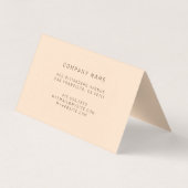 Gold Luxury Visitenkarten (Rückseite)