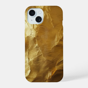 Gold Luxus iPhone 15 Hülle