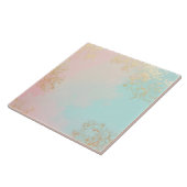 Gold Luxus Moderne Rosé-Weichmint-Sammlung Fliese (Seite)