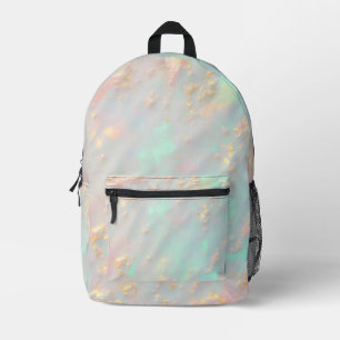 Gold Luxus-Trendy-Blush-Pink-Soft-Mint-Kollektion Bedruckter Rucksack