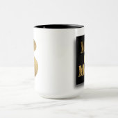 Gold macht Geld und 3D Dollar-Zeichen Tasse (Zentrum)