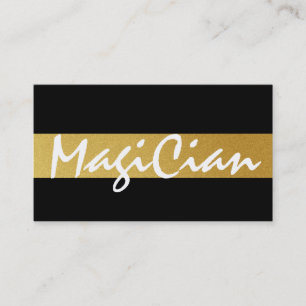Gold Magician Business Card Visitenkarte