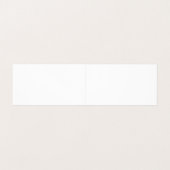 Gold Makeup Artist Beauty Falted Business Card Visitenkarten (Innenseite Aufgefaltet)