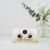 Gold Makeup Eyes Glam Customer Loyalty Card Treuekarte (Stehend Vorderseite)
