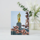 Gold Man Postkarte (Stehend Vorderseite)