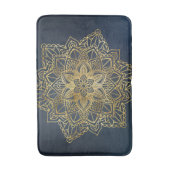 Gold Mandala Badematte (Vorderseite Vertikal)