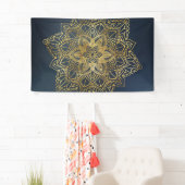 Gold Mandala Banner (Insitu)