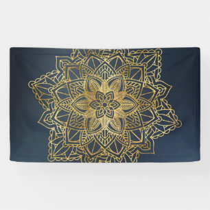 Gold Mandala Banner