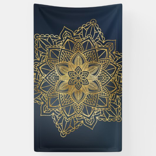 Gold Mandala Banner (Vertikal)