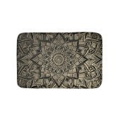 Gold Mandala Bath Mat Badematte (Vorderseite)