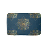 Gold Mandala Damask Muster Badematte (Vorderseite)