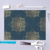 Gold Mandala Damask Muster Seidenpapier (Handwerk)