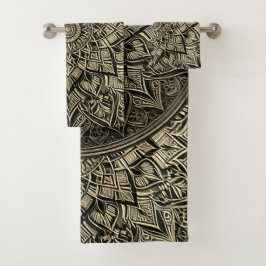 Gold Mandala Handtuch Set