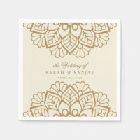 Gold Mandala Indian Wedding oder Sangeet