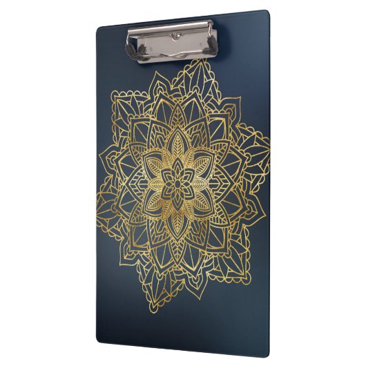 Gold Mandala Klemmbrett (Links)