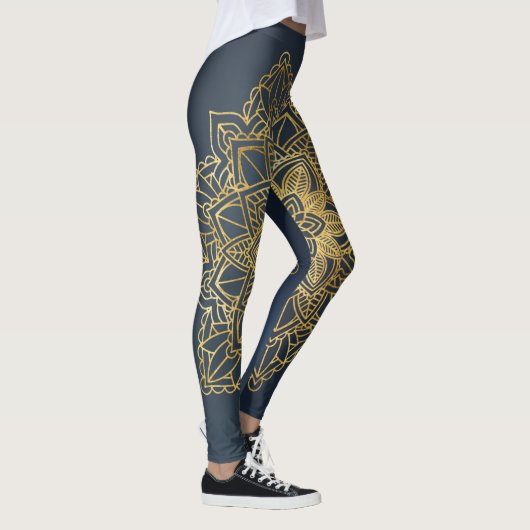 Gold Mandala Leggings (Rechts)