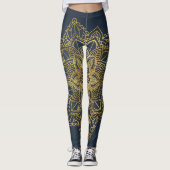 Gold Mandala Leggings (Vorderseite)