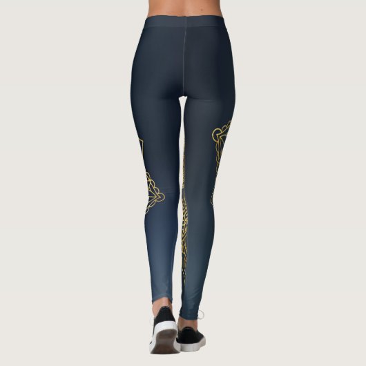 Gold Mandala Leggings (Rückseite)