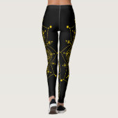 Gold Mandala, LineArt Leggings (Rückseite)