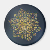 Gold Mandala Magnet (Vorne)