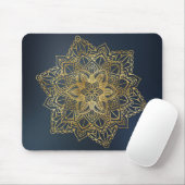 Gold Mandala Mousepad (Mit Mouse)