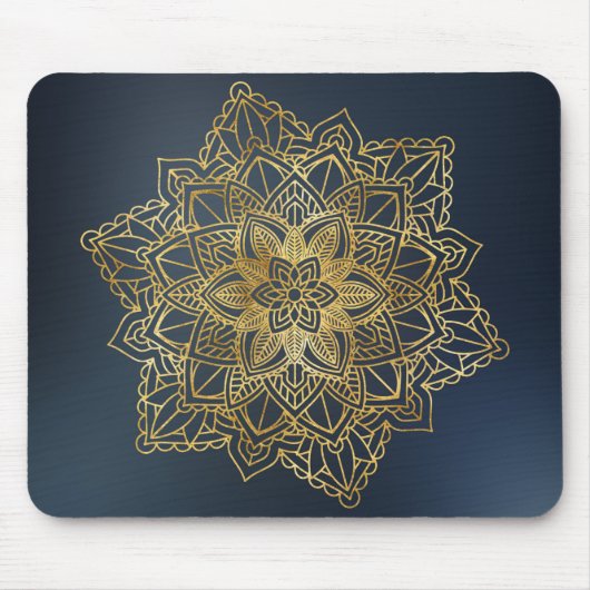 Gold Mandala Mousepad (Vorne)