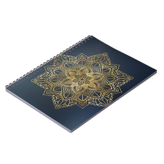 Gold Mandala Notizblock (Linke Seite)