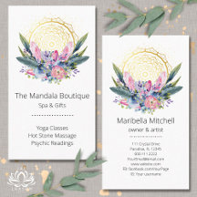 Gold Mandala Rosa Kristalle Psychischer Wellness-C