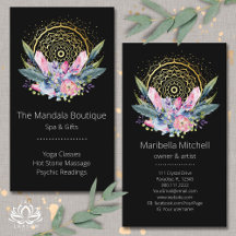 Gold Mandala Rosa Kristalle Psychischer Wellness-C