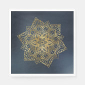 Gold Mandala Serviette (Vorderseite)
