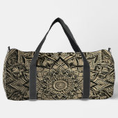 Gold-Mandala-Tasche Duffle Bag (Vorderseite)