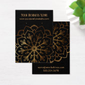 Gold Mandala und Black Earring Holder Display Card (Schreibtisch)